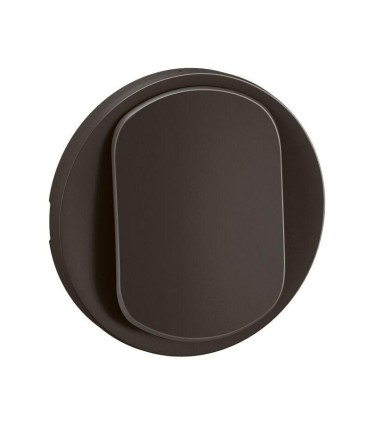 Enjoliveur interrupteur et ou va-et-vient Céliane - Noir