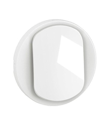 Enjoliveur interrupteur ou va-et-vient lumineux Céliane - Blanc