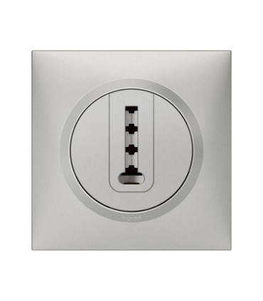 Prise téléphone en T Dooxie plaque carrée alu