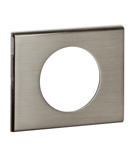 PLAQUE Céliane 1 POSTE INOX BROSSE - Legrand