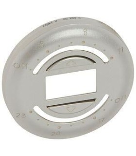 Enjoliveur Céliane pour interrupteur volets avec programmation journalière - Titane