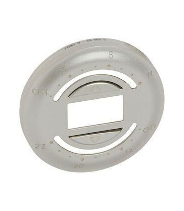 Enjoliveur Céliane pour interrupteur volets avec programmation journalière - Titane