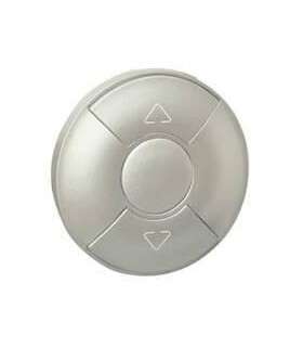 Enjoliveur Céliane pour commande de volets roulants pour hôtel - Titane