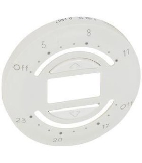 Enjoliveur Céliane pour interrupteur volets avec programmation journalière - Blanc