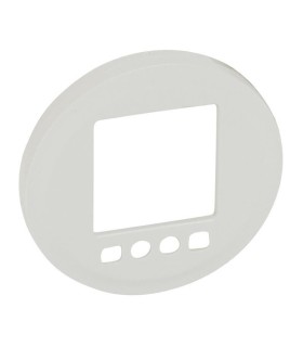 Enjoliveur Céliane pour interrupteur horaire programmable - Blanc