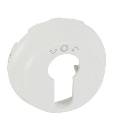 Enjoliveur Céliane pour poussoir à clé 3 positions Blanc