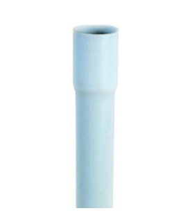 Tube rigide tulipé IRL Ø20mm IK07 2m en PVC GRIS