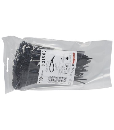 100 Colring Noir 3,5mmX140mm