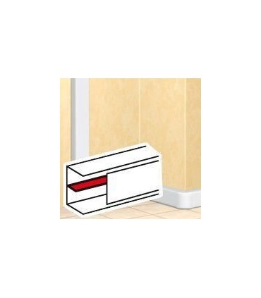 Cloison de séparation pour goulottes DLP monobloc 65x150mm ou 65x195mm blanc