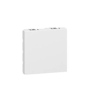 Obturateur Mosaic 2 modules blanc antimicrobien