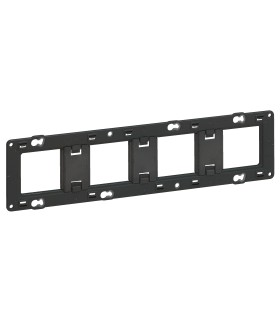 Support Legrand 4 postes entretoises amovibles