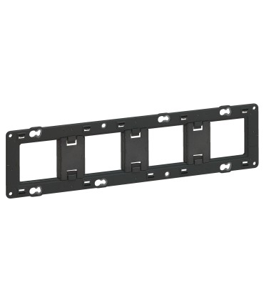 Support Legrand 4 postes entretoises amovibles