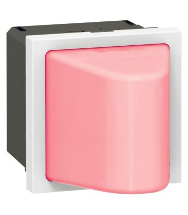 Hublot Mosaic 2 modules 230V pour 0,2W ou 1W rouge