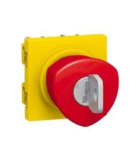 Poussoir coup de point d'arrêt d'urgence Mosaic à clé