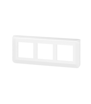 Plaque Mosaic horizontale spéciale rénovation pour 3x2 modules blanc