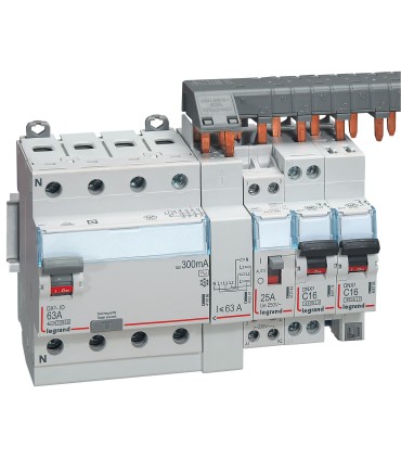 Peigne Tétrapolaire 12 modules Legrand HX3