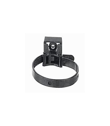 100 Colliers à embases noirs protégés à denture intérieure câble Ø13 à Ø38mm ou conduit IRL Ø16 à Ø32mm