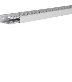 Goulotte de câblage sans halogène en PC-ABS beha-set L 25mm x H 60mm X 2000 mm gris clair