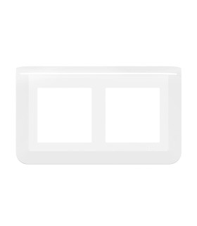 Plaque Mosaic horizontale spéciale rénovation pour 2x2 modules blanc