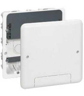 Boitier d'encastrement multimédia Legrand pour TV 142 x 142 avec couvercle