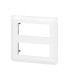 Plaque Mosaic 2x5 modules blanc