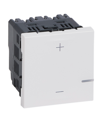 Mosaic Variateur Interrupteur universel 2 fils 125 Watt Led blanc