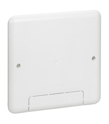 Boitier d'encastrement multimédia Legrand pour TV 142 x 142 avec couvercle