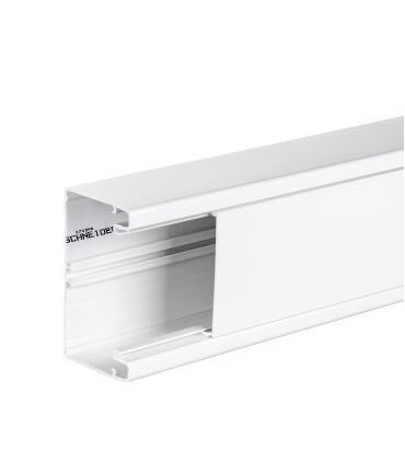 Goulotte PVC Optiline 70 à clipsage direct - L95 x H55mm x 2 m