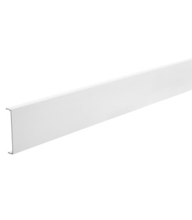 Couvercle pour goulottes PVC OptiLine 70  71x13mm L 2 m Blanc polaire