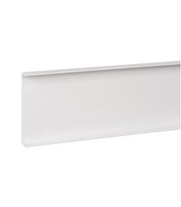 Couvercle pour goulottes PVC OptiLine 70  71x13mm L 2 m Blanc polaire