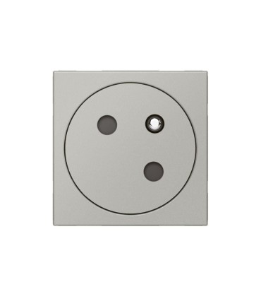 Prise 2P+T Mosaic Surface Link raccordement latéral 2 modules alu