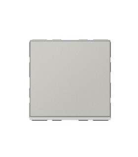 Poussoir ou poussoir inverseur Mosaic Easy-Led 6A 250V 2 modules alu