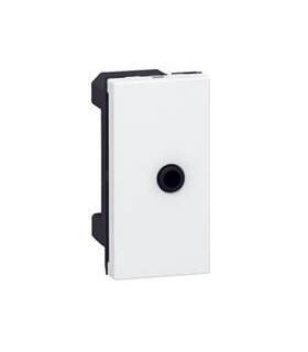 Prise Jack Mosaic femelle 3,5mm à visser 1 module blanc