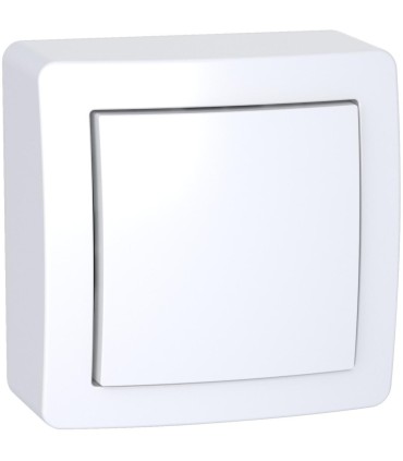 Alréa Obturateur avec cadre saillie blanc polaire