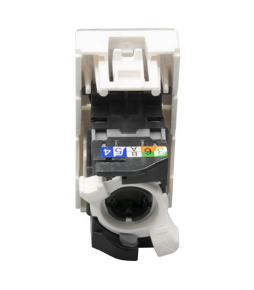 Prise RJ45 catégorie 5e UTP Mosaic 1 module blanc