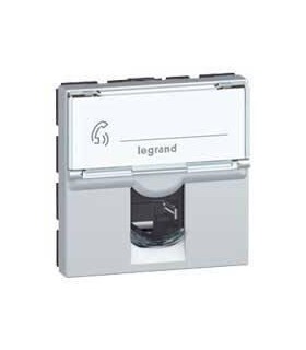 PRISE RJ45 C5E FTP MOSAIC ALU LEGRAND 079455