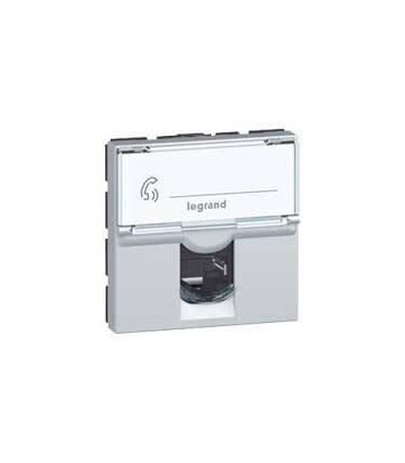 PRISE RJ45 C5E FTP MOSAIC ALU LEGRAND 079455