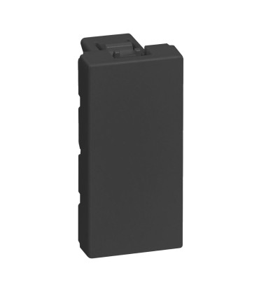 Obturateur Mosaic 1 module finition noir