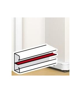 Cloison de séparation pour goulotte Mosaic à clippage direct 50x80mm ou 50x105mm - blanc