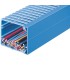 Goulotte de câblage complète BA7 prof 60mm l 40mm bleue