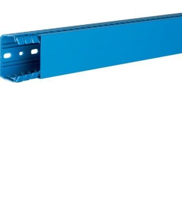 Goulotte de câblage complète BA7 prof 40mm l 60mm L 2000mm bleue