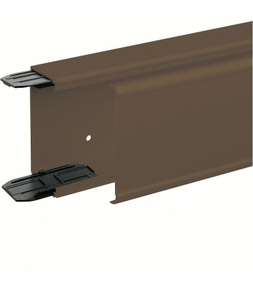 Goulotte lifea PVC h 15mm x p 15mm X L 2000MM sans agrafe marron