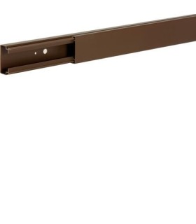 Goulotte lifea PVC h 35mm x p 20mm X L 2000 sans agrafe marron