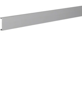 Couvercle en PVC pour goulotte de câblage BA7 40mm gris clair