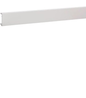 Couvercle goulotte GBA queraz LARGEUR 45 L 2000mm 1 compartiment en aluminuim laqué blanc