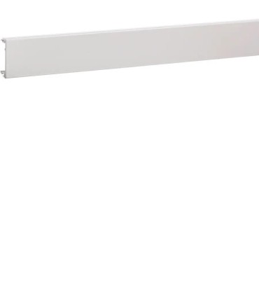 Couvercle goulotte GBA queraz LARGEUR 45 L 2000mm 1 compartiment en aluminuim laqué blanc