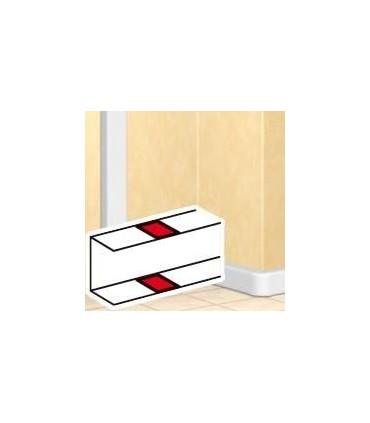 Joint de corps à éclisse pour goulotte DLP monobloc blanc