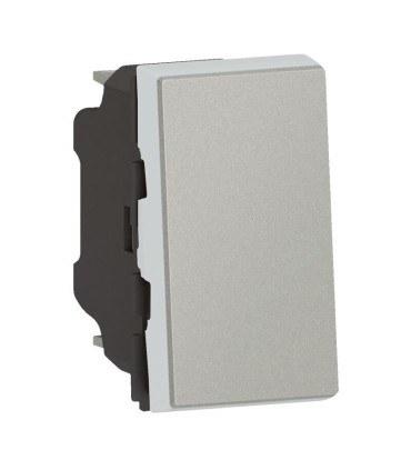 Interrupteur ou va-et-vient Mosaic Easy-Led 10AX 250V~ 1 module alu
