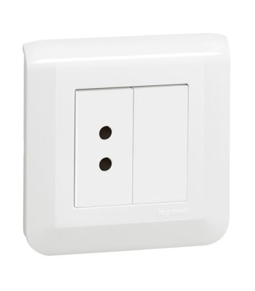 Prise poire d'appel/alarme biomédicale Mosaic complète avec plaque