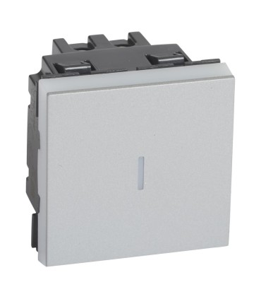 Permutateur Mosaic 10AX 250V~  2 modules alu